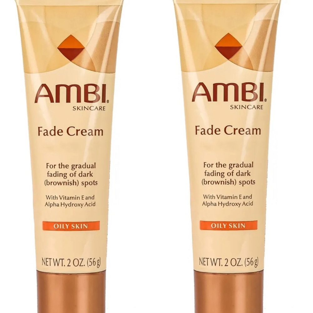 2x AMBI Oily Skin Even & Clear Facial Fade Cream 2 oz